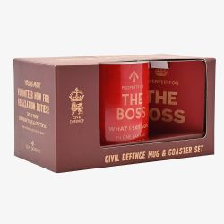 Harvey Makin The Boss Mug And Coaster Set HM2531