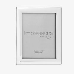 Impressions Silver Curved Edge Photo Frame 6X8 3624S