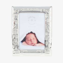 Celebrations Silver Plated Christening Photo Frame 8874