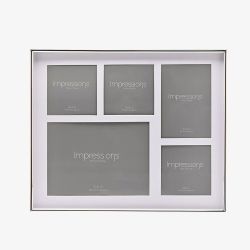 Impressions Silver Plated Multi Photo Frame FS561