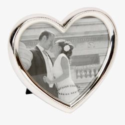 Celebrations Silverplated Heart 4x4 Inch Photo Frame FS990