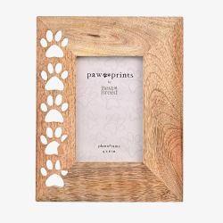 Wooden Paw Print 4X6 Photo Frame BB610