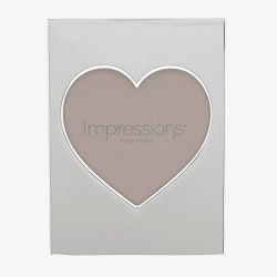 Impressions Heart Aperture 5X5 Photo Frame FS21955