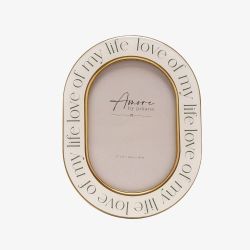 Amore Love Of my Life Oval 4X6 Photo Frame AM335