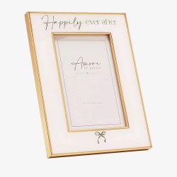 Amore Happily Ever After 4x6 Bow Photoframe AM347