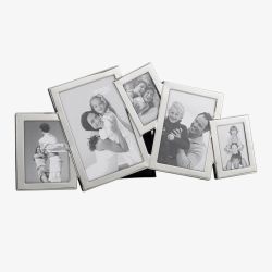 Shudehill Silver Overlap x5 Multi Photo Frame 70021