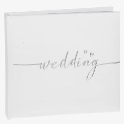 Modern Script 4x6 Large Wedding Photo Album 310111