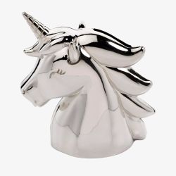 Bambino Silver Unicorn Money Box BM229