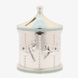 Bambino Blue Carousel Money Box Accessory CG1920B