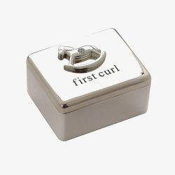 Bambino Silver First Curl Rocking Horse Box Accessory CG863