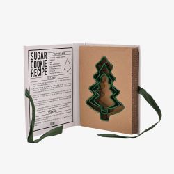 Festive Christmas Tree Cookie Cutters Gift Set L7234