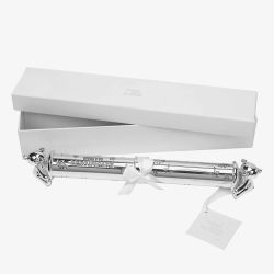 Celebrations Twinkle Silver Plated Birth Certificate Tube Gift CG310C