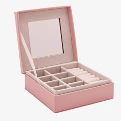 Sophia Pink Round Jewellery Box SP3341S
