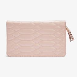 WOLF Caroline Pink Portfolio Jewellery Box 324015