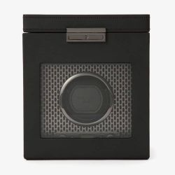 WOLF Axis Black Single Storage Watch Winder 469203