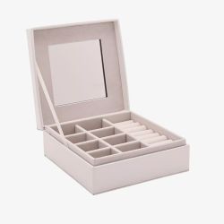 Sophia White Square Jewellery Box SP3342W