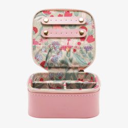 Sophia Lane Pink & Green Floral Jewellery Box SP3797