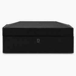 WOLF Black British Racing 8 Piece Watch Box 792602