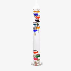 WM Widdop Galileo Thermometer - Multicoloured 10 Bulb 44cm G108