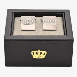Harvey Makin Criss Cross Square Cufflinks HM2384