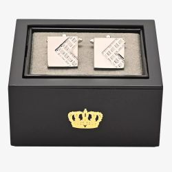Harvey Makin Chevron Square Cufflinks HM2388