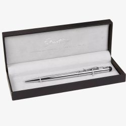 Stratton Silver Ballpoint Pen With Stylus ST1198