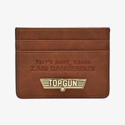 Top Gun Brown Card Holder Wallet PM213