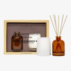 Sandalwood Candle And Diffuser Therapy Gift Set IT02167