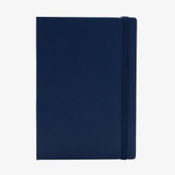 Navy Blue Faux Leather Notebook NON1092