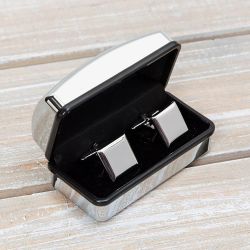 Harvey Makin Square Cufflinks In Engraveable Box CL285