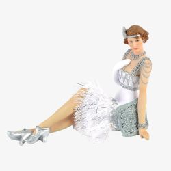 Gatsby Girls - Evelyn Sitting Figurine 58230