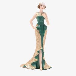 Juliana 'Broadway Belles' Emerald Elegance - Marie Small Figurine 63222