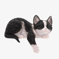 Best Of Breed Sleeping Cat Resin Figurine BB721