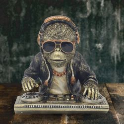 Animals With Attitude Gorilla Dj Ornament LP60506A