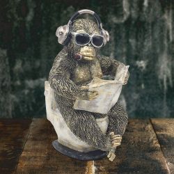 Animals With Attitude Loo Time Gorilla Ornament LP75658A