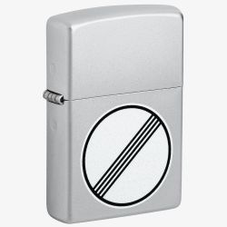 Zippo Autobahn Satin Chrome Lighter 46662