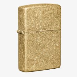 Zippo Tumbled Brass Lighter 49477