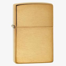 Zippo Armor Brushed Brass Lighter 168-000018
