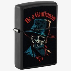 Zippo Matte Black Gentleman Lighter 46667