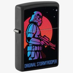 Zippo Original Stormtrooper Moon Black Matte Lighter 218-125177