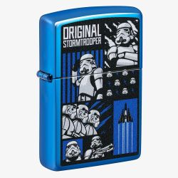 Zippo Original Stormtrooper Collage Blue Polish Lighter 20446-125183