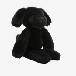 Monty The Puppy Black Soft Toy SOF205