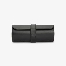 WOLF Blake Black & Grey Watch Roll 305002 (31-08-582)