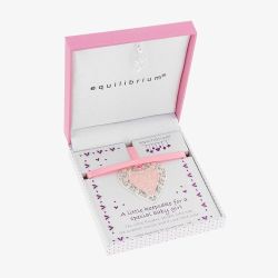 Equilibrium Silver Plated Baby Girl Heart Keepsake Gift 359660
