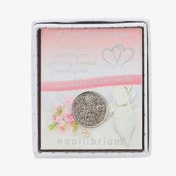 Equilibrium Lucky Sixpence Wedding Keepsake Gift 294835