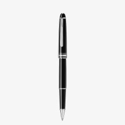 Montblanc Meisterstuck Black Platinum Line Rollerball Pen 132445