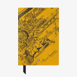 Montblanc Great Characters Enzo Ferrari Giallo Modena Lined Notebook 134717
