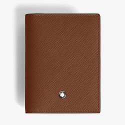 Montblanc Sartorial Fauve Leather 4CC Card Holder 220393