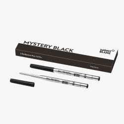 Montblanc Two Pack Mystery Black Ballpoint Refill 128212