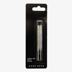 BOSS Black Twin Pack Ballpoint Refill HPR641NM